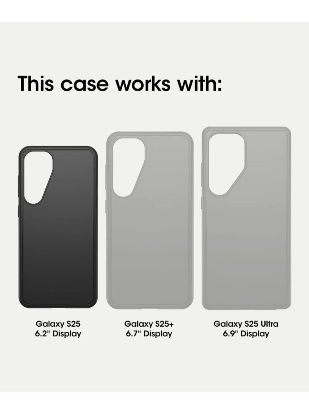 OtterBox Symmetry Series Cactus Leather Case for Samsung Galaxy S25 Noir Black